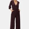 Everley Dream Knit Jumpsuit - Vineyard