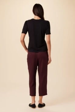 Odilia Reverie Slub Tee - Black 6 Odilia Reverie Slub Tee - Black -NovaWear Shop 9828 Odilia Black 3