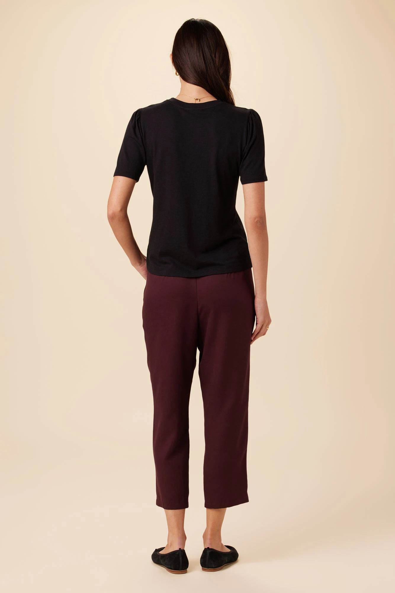 Odilia Reverie Slub Tee - Black 3 Odilia Reverie Slub Tee - Black - Image 3