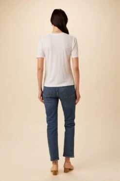 Odilia Reverie Slub Tee - White -NovaWear Shop 9828 Odilia Slub White 3