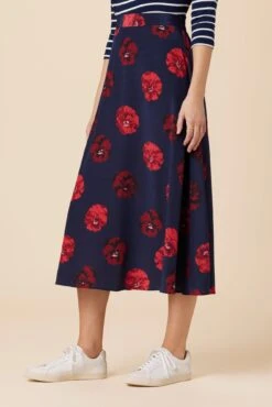 Blaze Washable Silk Skirt - Albany Floral -NovaWear Shop 9838 Blaze Albany Floral 2