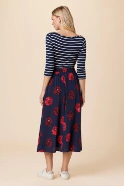 Blaze Washable Silk Skirt - Albany Floral -NovaWear Shop 9838 Blaze Albany Floral 3