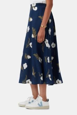 Blaze Washable Silk Skirt - Luna -NovaWear Shop 9838 Blaze Luna 2