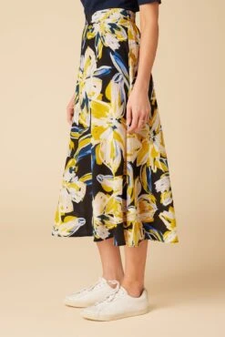 Blaze Washable Silk Skirt - Marbella -NovaWear Shop 9838 Blaze Silk Marbella 2