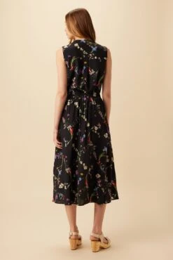 Blaze Washable Silk Skirt - Marin Floral -NovaWear Shop 9838 Blaze Silk Marin Floral 3