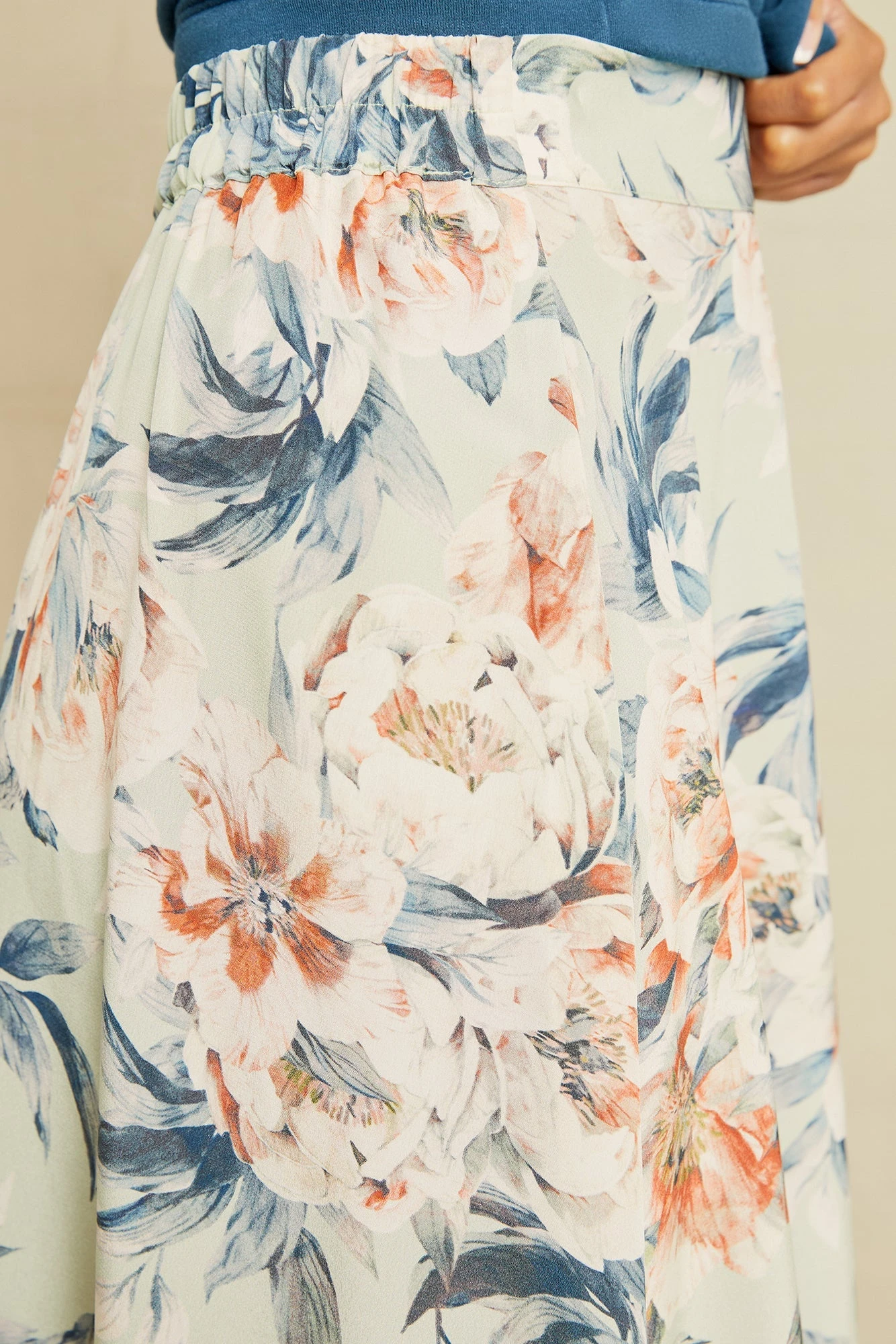 Blaze Washable Silk Skirt - Paulette Floral 4 Blaze Washable Silk Skirt - Paulette Floral - Image 4