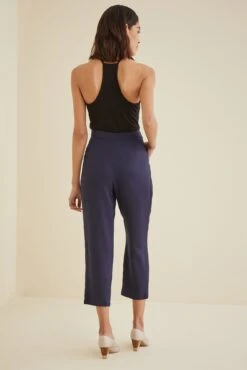 Anissa TENCEL™ Twill Pant - ReAmour -NovaWear Shop Anissa Tencel Twill Navy 2689 web 9578e281 710b 44c0 b83a 7aefae214fce