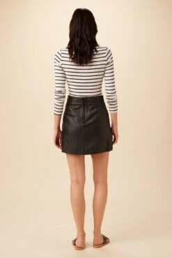 Deadwood Lena Mini Skirt - Black -NovaWear Shop TBD Lena Black 3