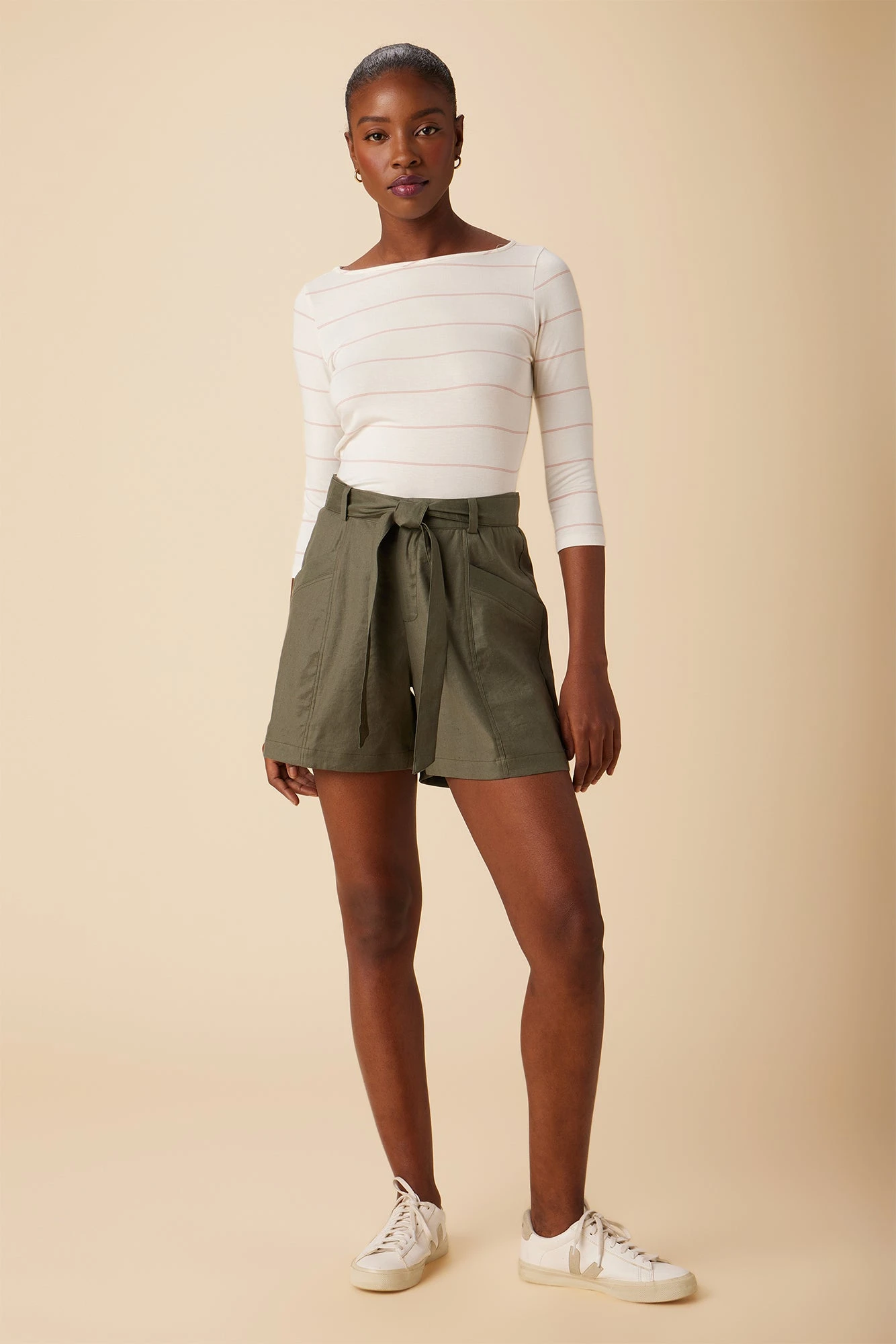 Milo Femme Fête Short - Calla Green 2 Milo Femme Fête Short - Calla Green - Image 2