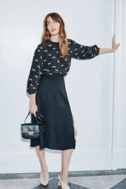 Endora Washable Silk Blouse - Jaguar -NovaWear Shop endora marketing 48c1613e 6b23 49b1 ab82 5c83a9e75c5b