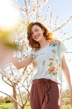 New Release 15 Margeaux Zero-Waste Blouse - Cannes Floral