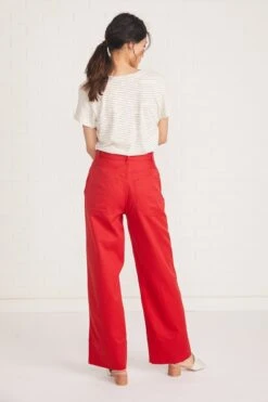 Kowtow Stage Pant -NovaWear Shop stage pant red 045 web